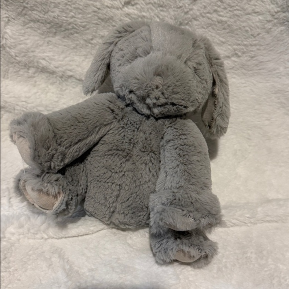 BareFoot Dreams Grey Bunny Rabbit Style 055 Beanbag Plush Stuffed Toy